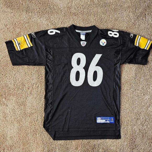 Reebok NFL Equipment Pittsburgh Steelers #86 Hines Ward Jersey - L - Picture 3 of 5